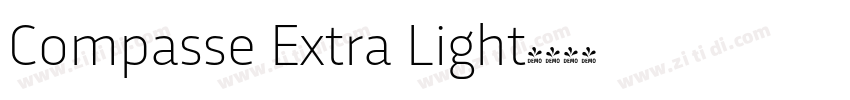 Compasse Extra Light字体转换